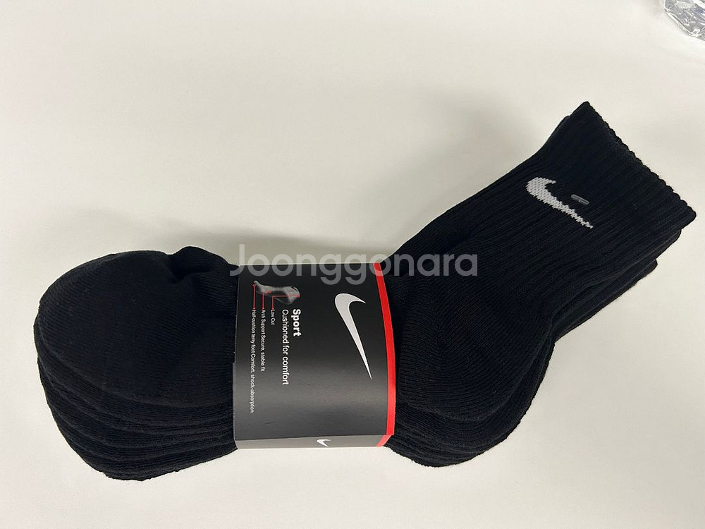 나이키 이중파일 중목 양말(쿠션양말)--3