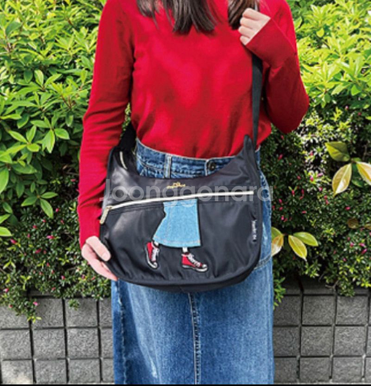 플라워 숄더백 크로스백--1