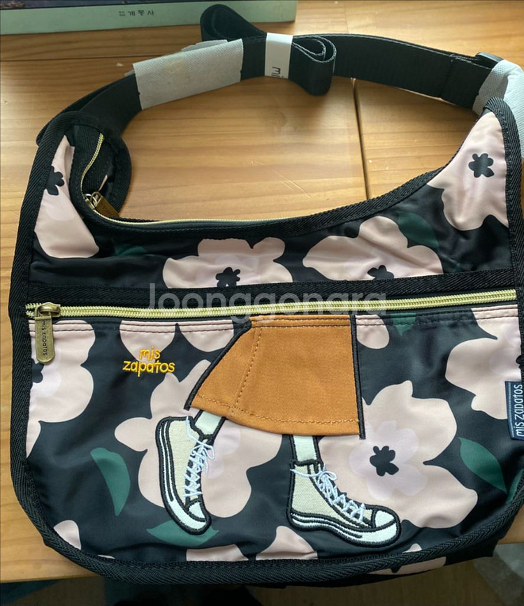 플라워 숄더백 크로스백--3