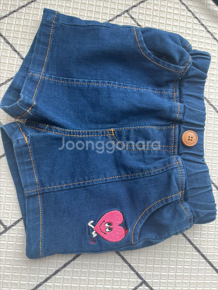베베드피노 데님반바지 90--0