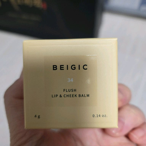 베이지크 플러쉬 립앤치크 밤 34 새상품