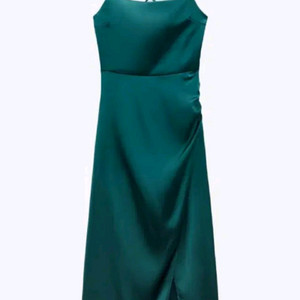 (1번 착용) 자라 zara 새틴 드레스 원피스 민소매