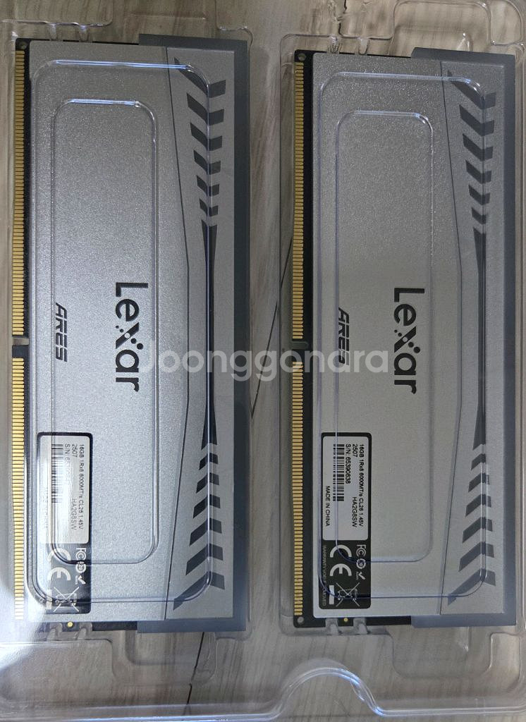 Lexar 16g*2 6000MHz 메모리 램--0