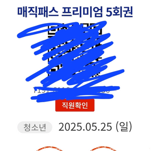 롯데월드 2025/5/25 아틀란티스 1회 매직패스2인