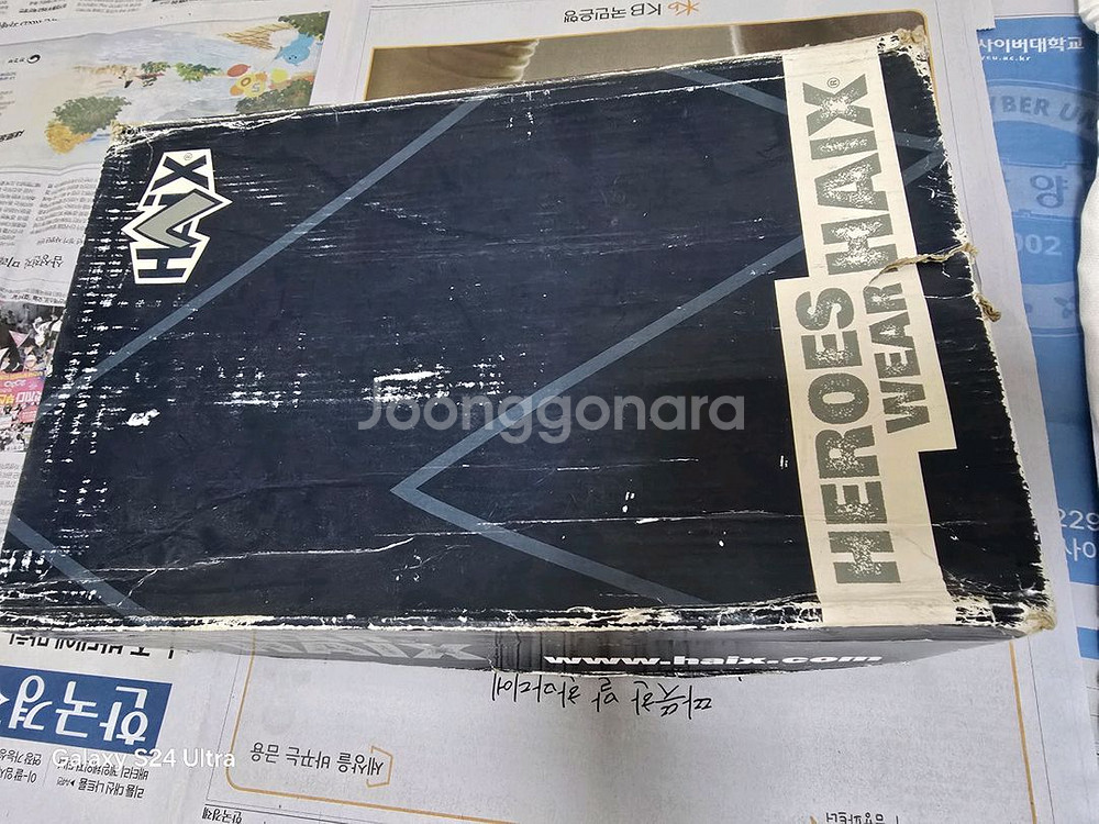 Haix 고어텍스 안전화 245미리--2