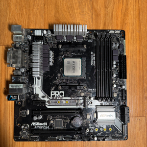 라이젠3800x + x370m pro4