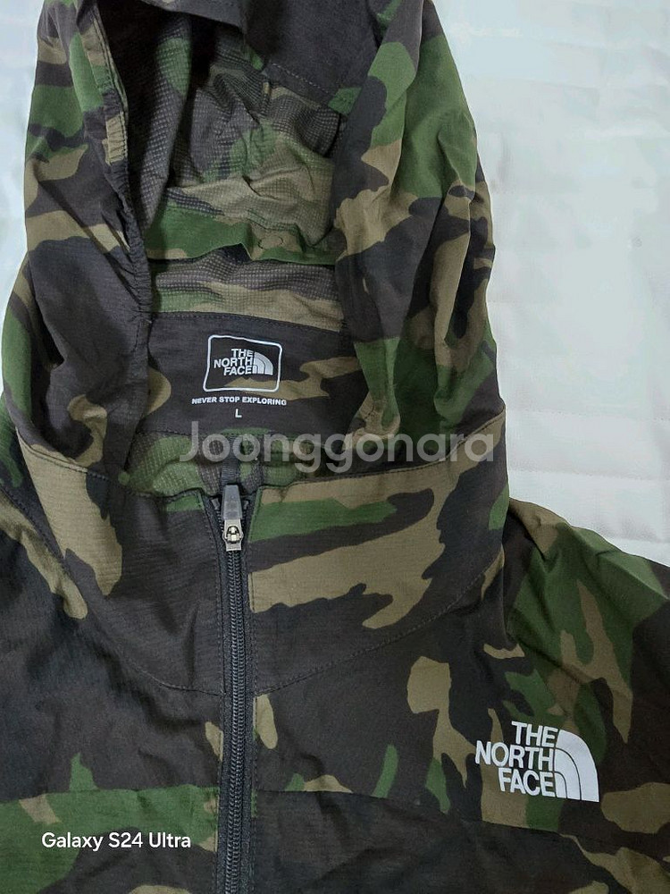 노스페이스카모 페커블 춘추용 신품급 자켓--2