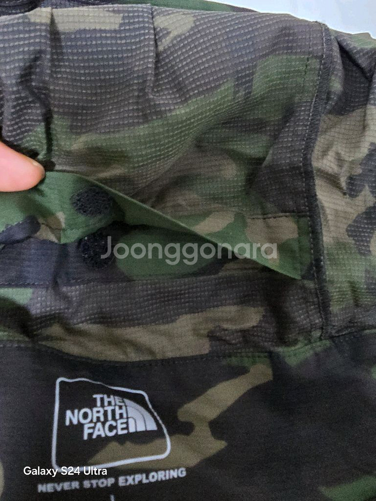 노스페이스카모 페커블 춘추용 신품급 자켓--7