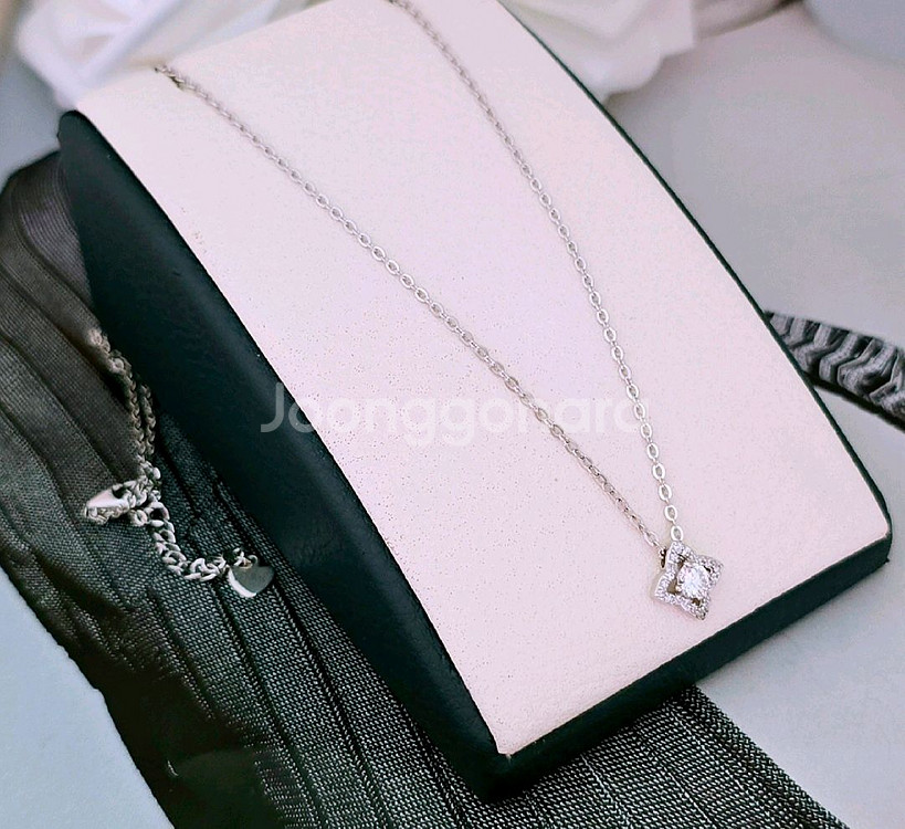 18k 2부 다이아 목걸이--4