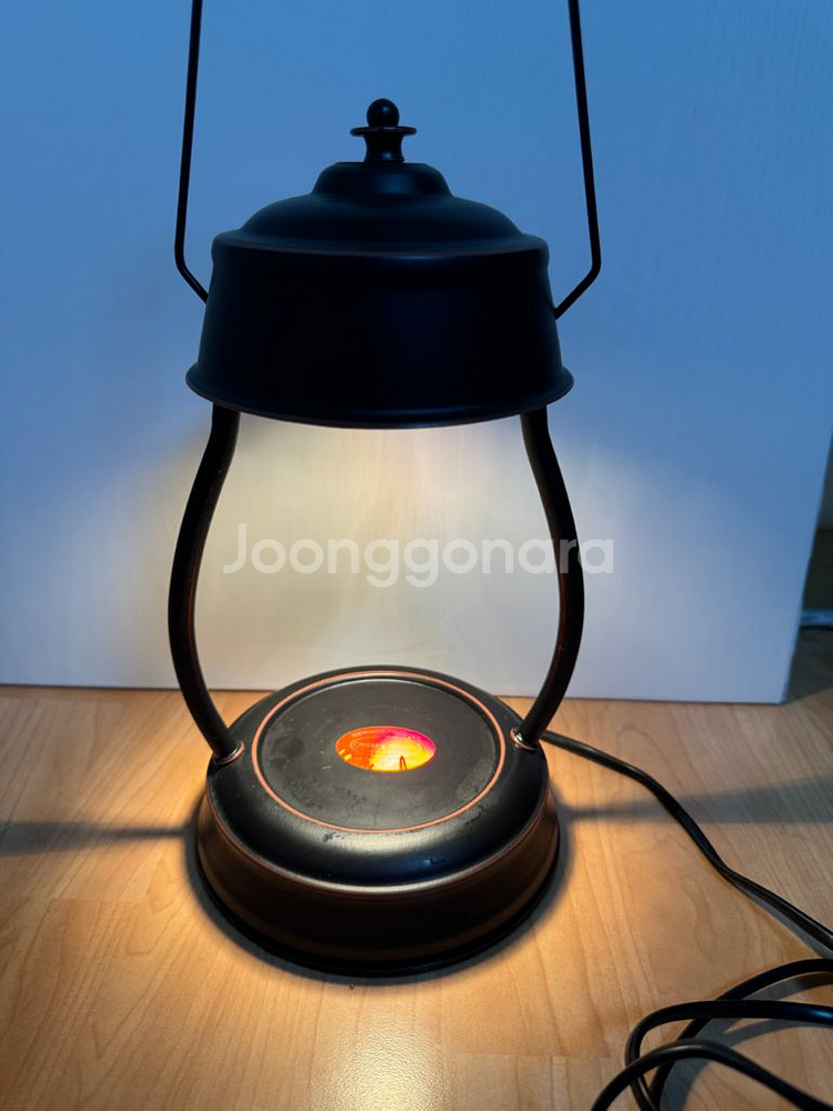 램프형 캔들워머 블랙--1