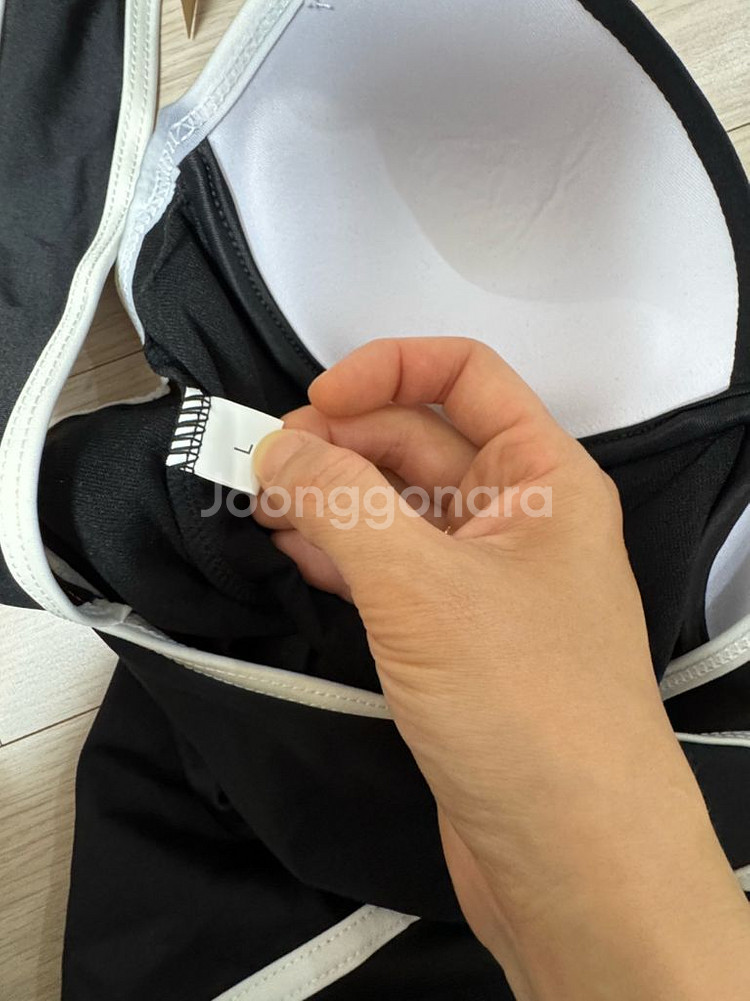 블랙 모노키니 섹시 원피스 여자 수영복 (55-66)--4