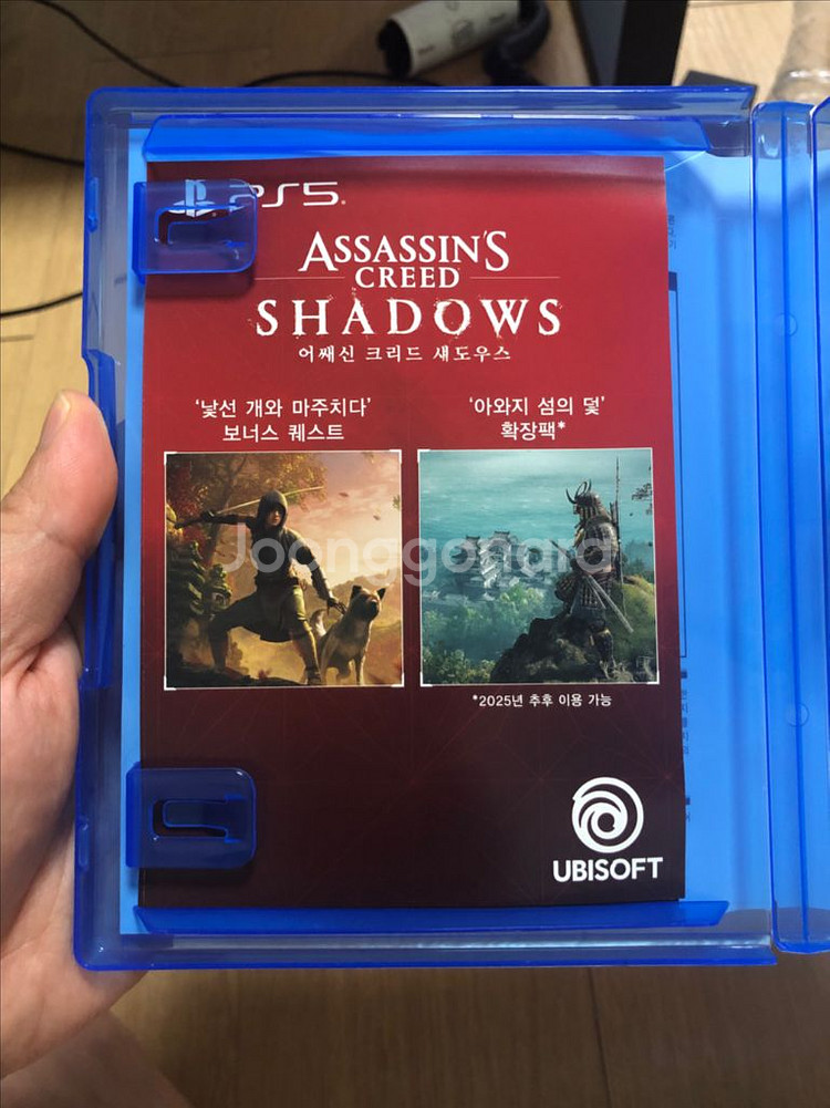 ps5) 어쌔신크리드 섀도우스 중고 제품입니다.--1