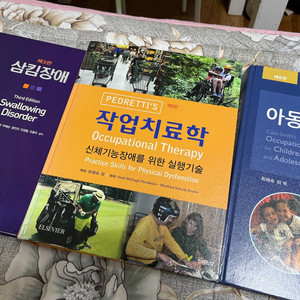 작업치료학 책 (아동작업치료학,페드리티,삼킴장애)