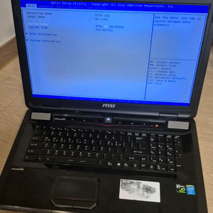 msi gt70 부품용 노트북