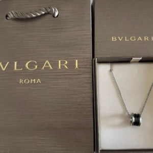 BVLGARI 불가리 여성 자선 블랙 세라믹 목걸이