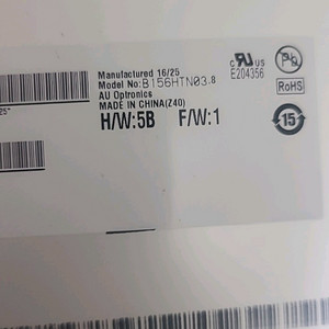 노트북액정b156htn3.8 lp156wf6 sp b1
