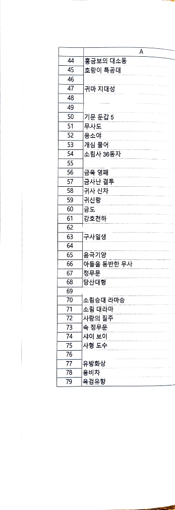 아시아 홍콩 영화 비디오테이프--6