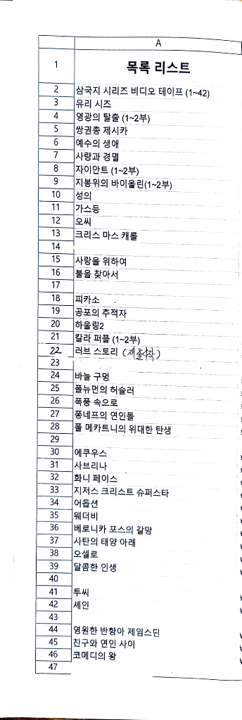외국영화 비디오테이프--2