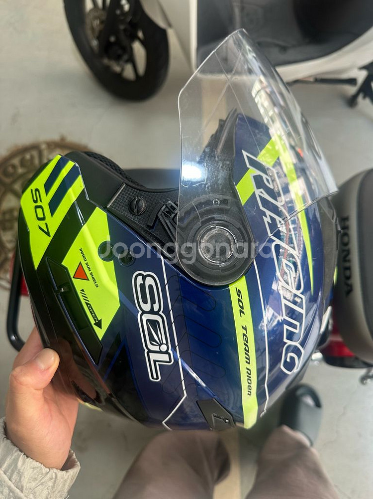SOL 헬멧 SO-7 Racing yamaha/blue--5