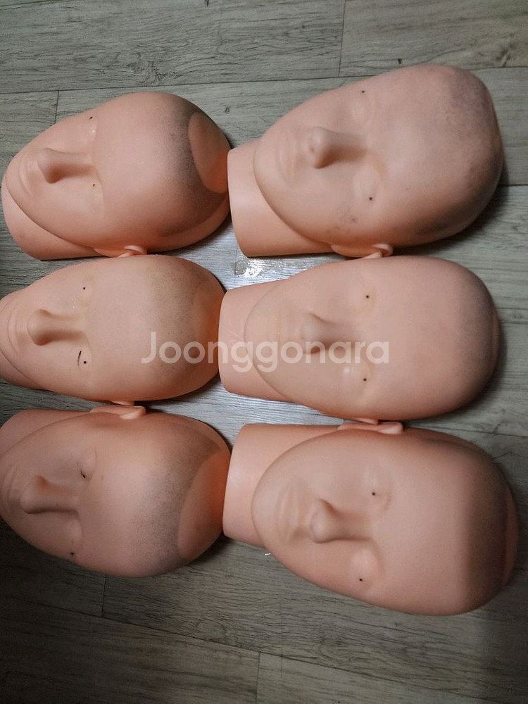 마네킹 얼굴 메이크업 속눈썹 연습용 6개--7