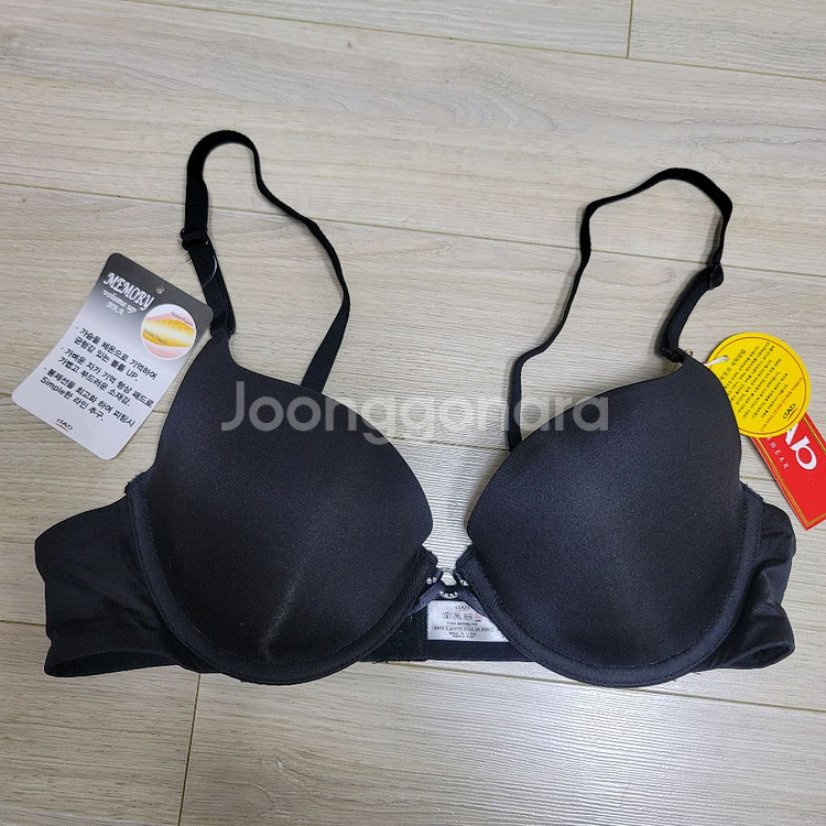메모리몰드 볼륨업 브라 80A 블랙 속옷 언더웨어--0