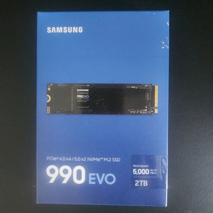 [미개봉 새상품] 삼성 990 EVO 2TB SSD