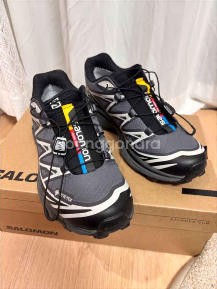 살로몬 XT-6 고어텍스 블랙 에보니--0