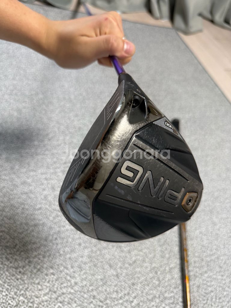 핑 G400 MAX 드라이버 + L 샤프트, 정품샤프트--1