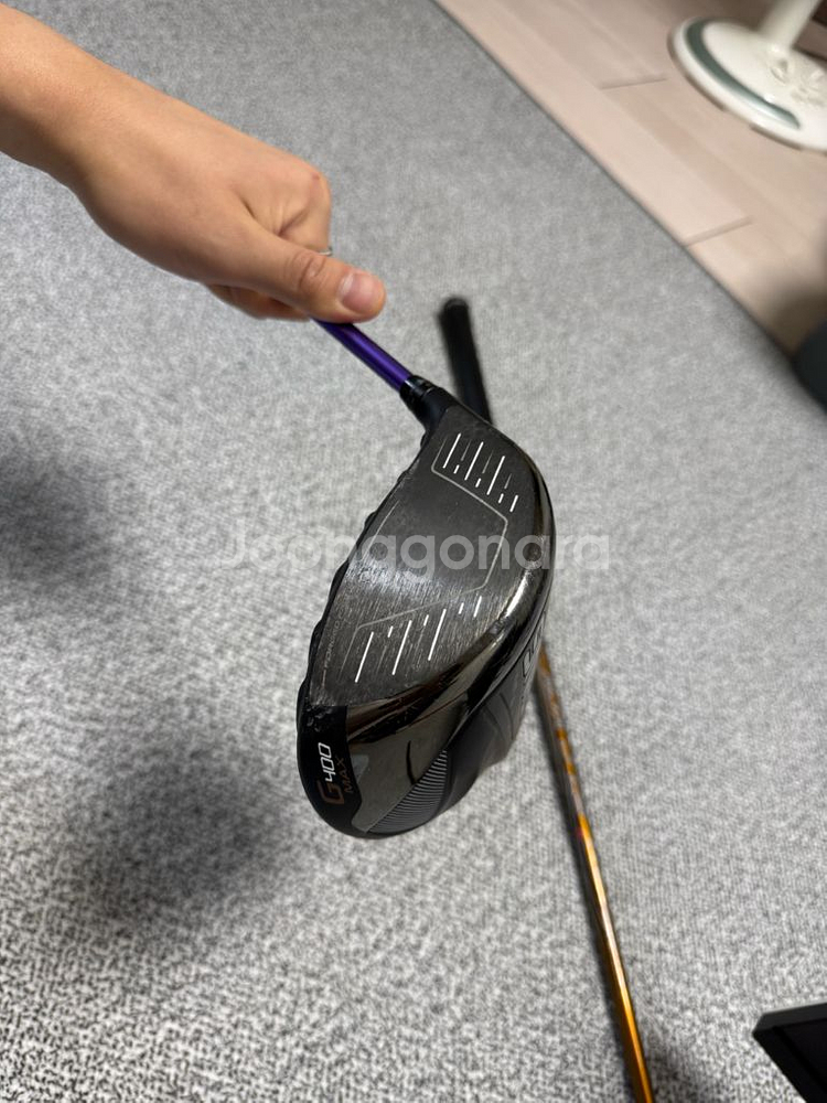 핑 G400 MAX 드라이버 + L 샤프트, 정품샤프트--0