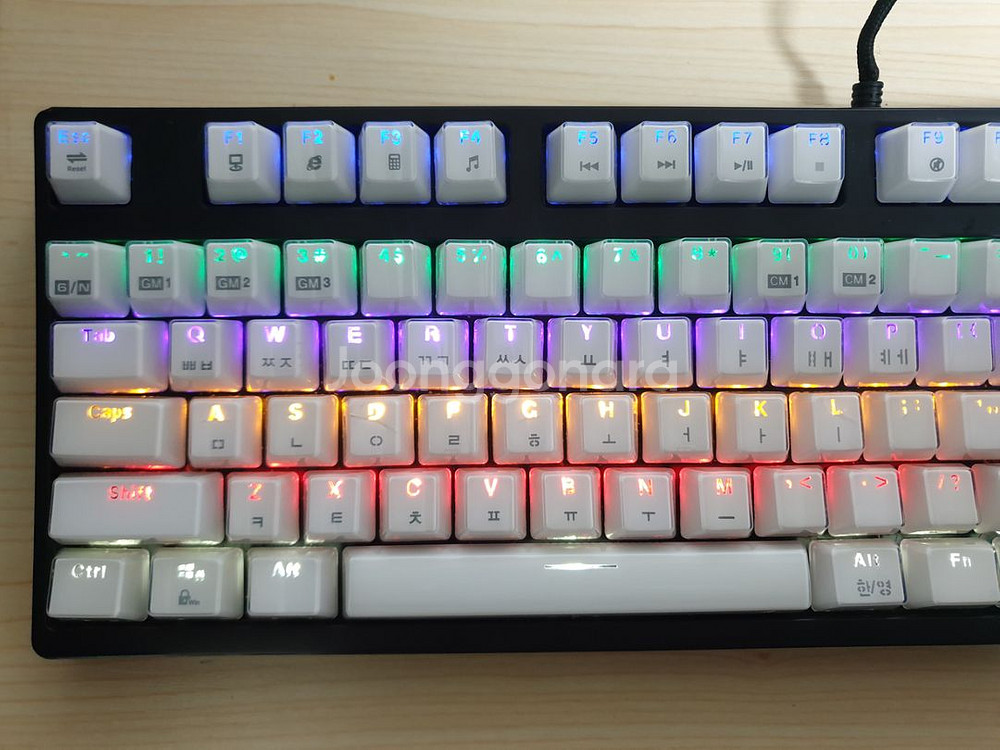 앱코 HACKER K8700 완전방수 카일광축 키보드--2