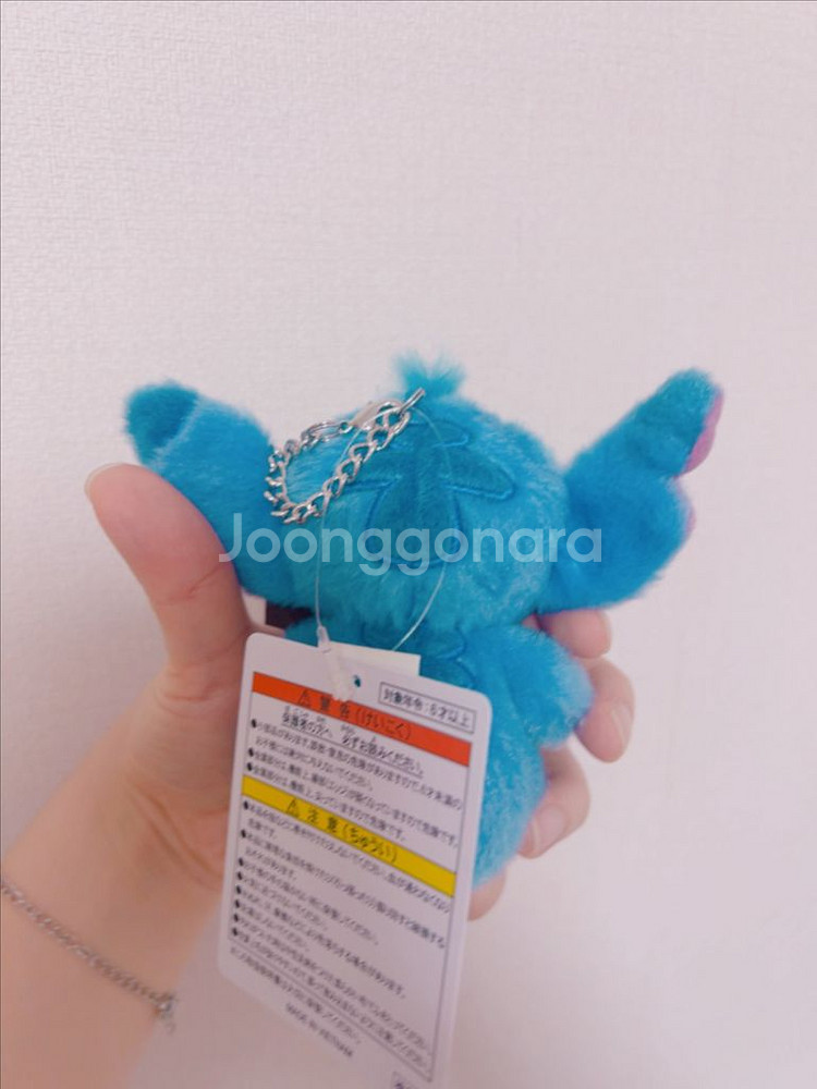 도쿄 디즈니랜드 스티치 기타 인형 키링--1