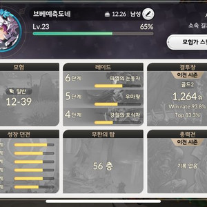 세나리버스 진행계
