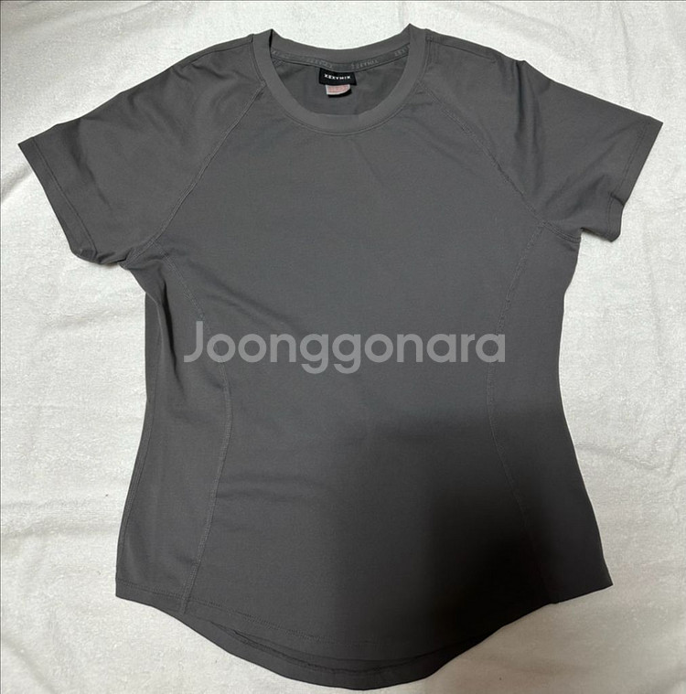 젝시믹스 데일리페더 슬림핏 숏슬리브 아스텔그레이 , M--1