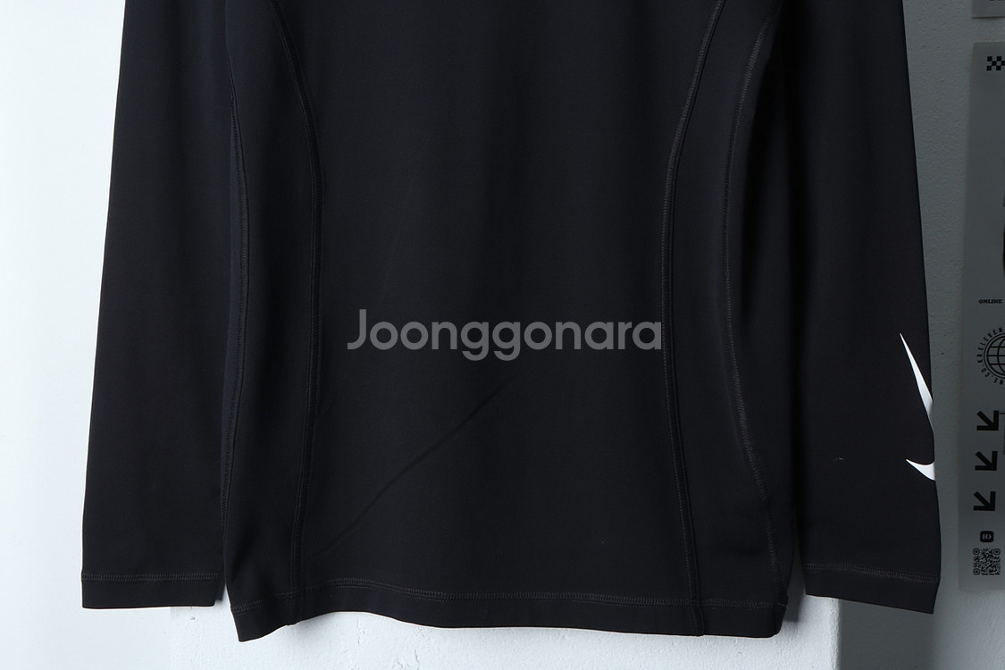 (XL) 나이키 긴팔티셔츠 폴리 골프 블랙--1
