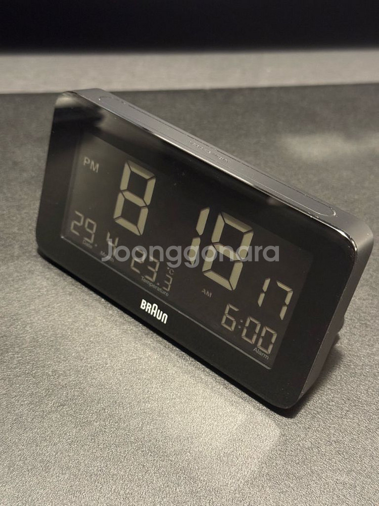 브라운 BC10B 디지털 알람 탁상시계--0