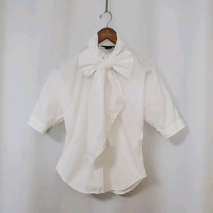 랄프로렌 폴로 리본타이 블라우스