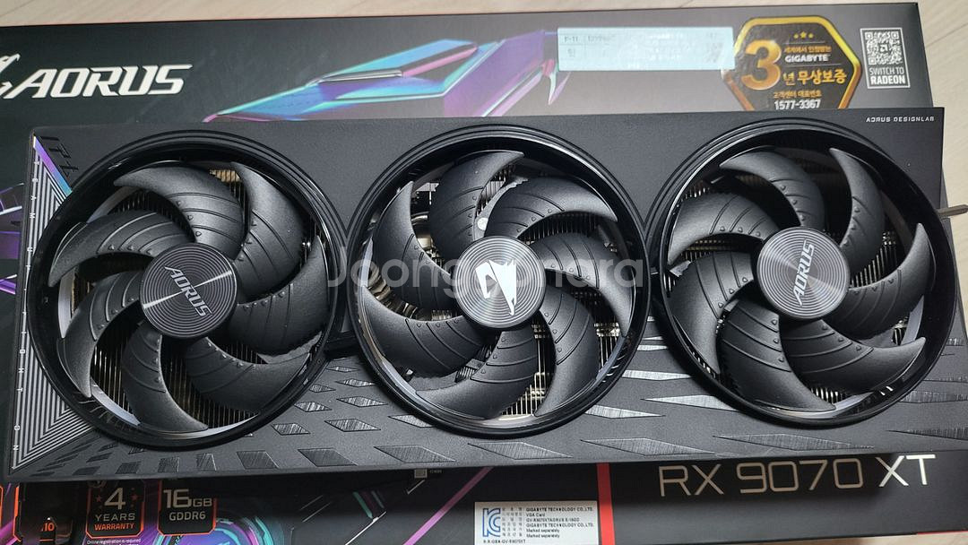 기가바이트 9070xt. 를9070으로 판매나교환--0