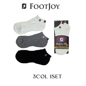 풋조이 프로 드라이 US 프래그 중목양말 3색 1SET
