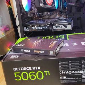 새상품 RTX 5060 ti 배틀그라운드 게이밍 컴퓨터