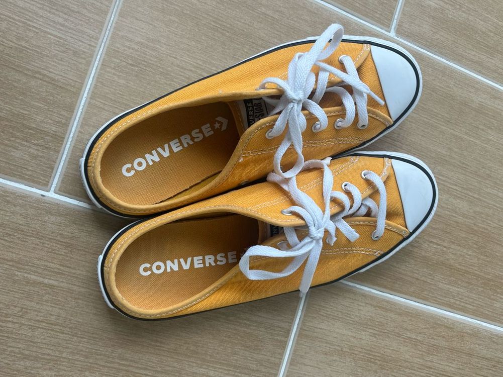 컨버스 뮬 운동화 옐로우 240--2