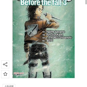 진격의 거인 소설 before the fall 3권