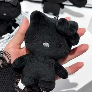 정품 ZGO 산리오 블랙 키티 키링 인형
