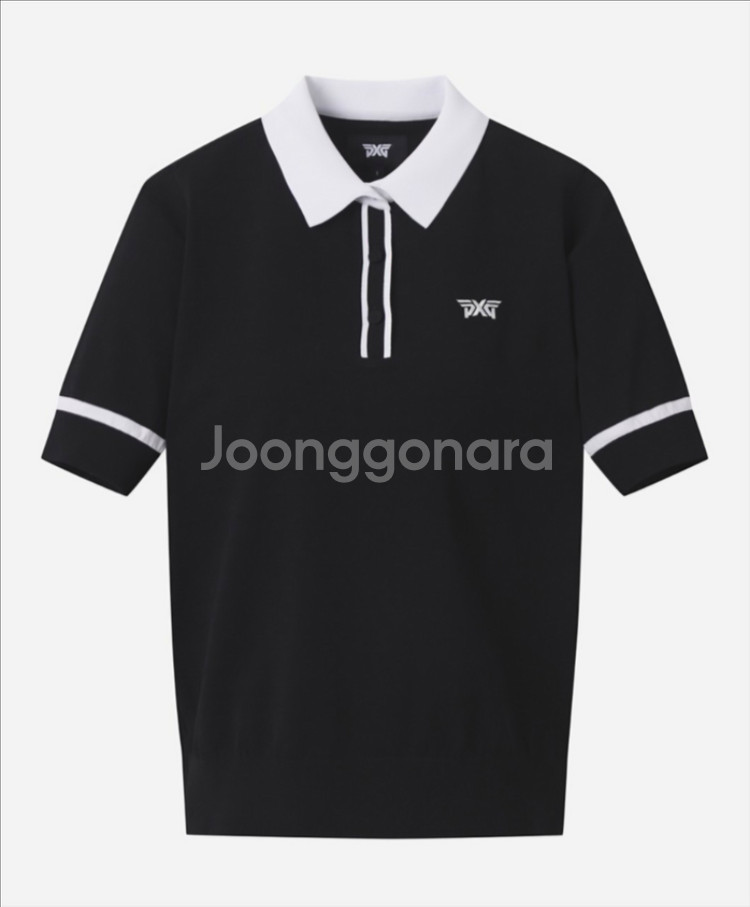 PXG 골프웨어 여성 썸머 테리 미들 슬리브 카라 니트--2
