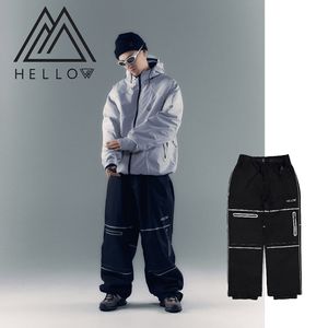 2324헬로우 보드복 바지 팜파스 블랙