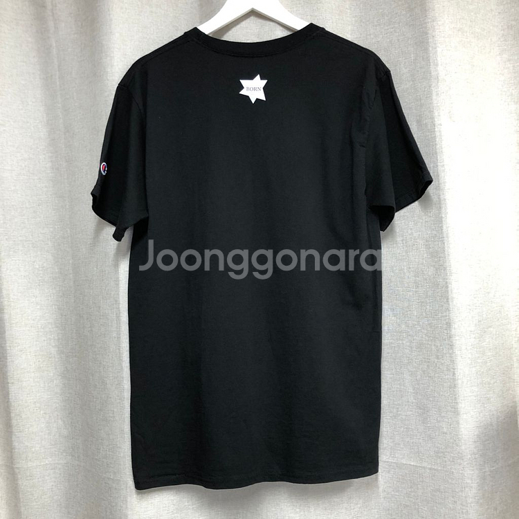 챔피언 x BORN 커스텀 그래픽 반팔 티셔츠 (M)--3