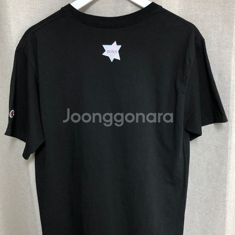 챔피언 x BORN 커스텀 그래픽 반팔 티셔츠 (M)--4