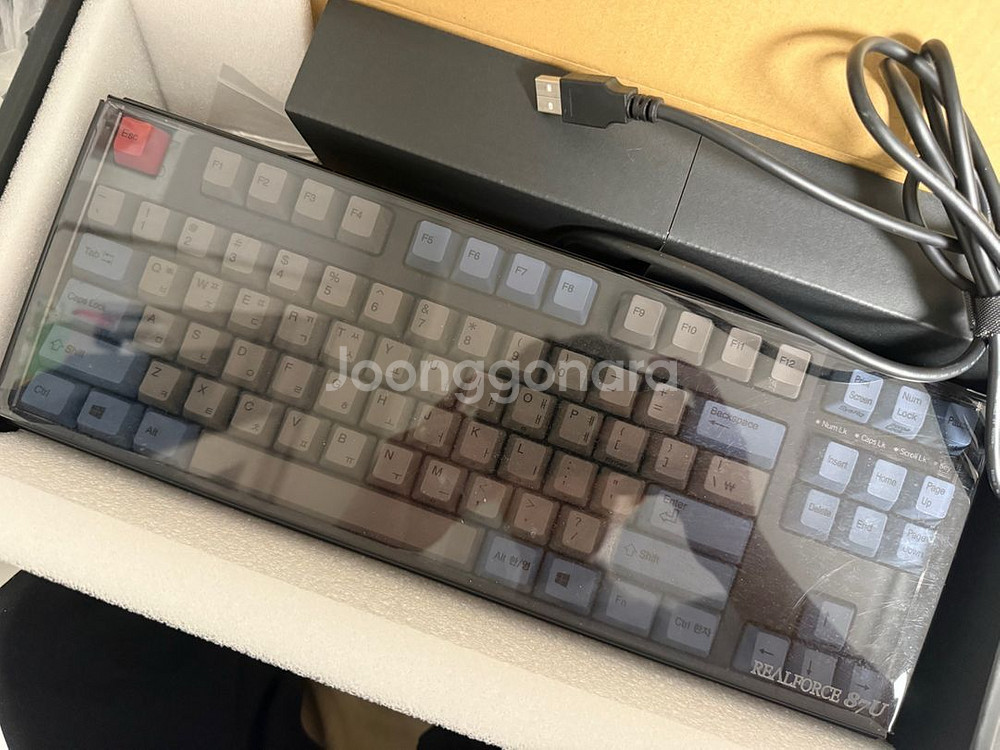 리얼포스 r2 tkl apc 저소음30g 한글+루프+키--2