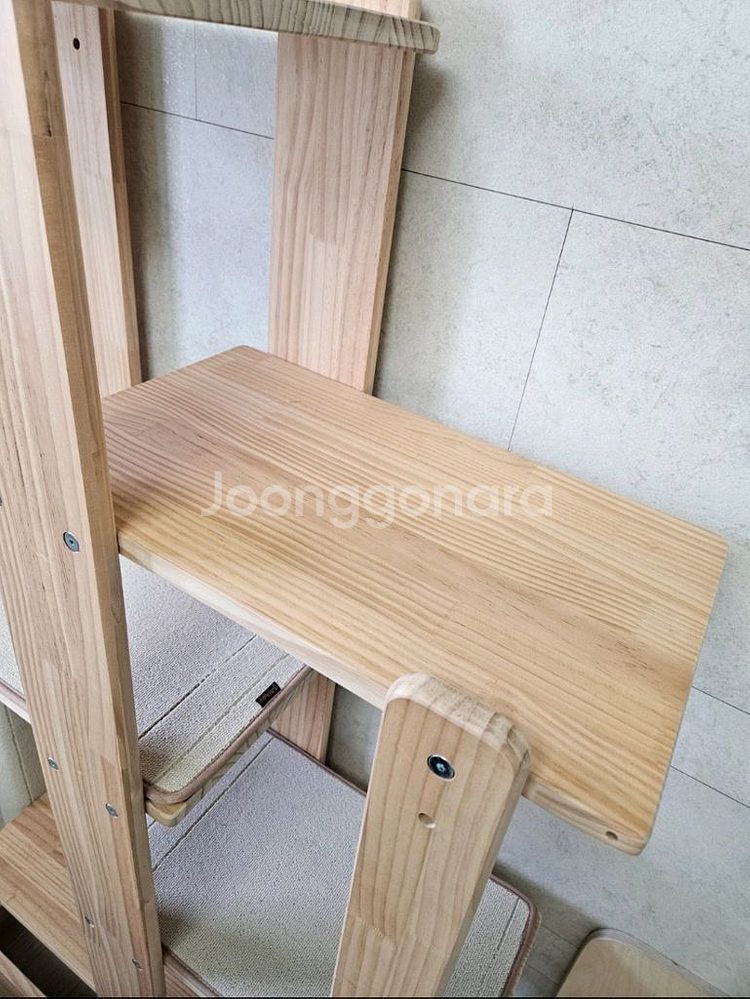 (새제품)캣츠빌 캣타워 아쭈타워5층+투명해먹+스크래처깔--1