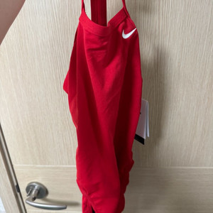 나이키 스윔 레이서백 레드