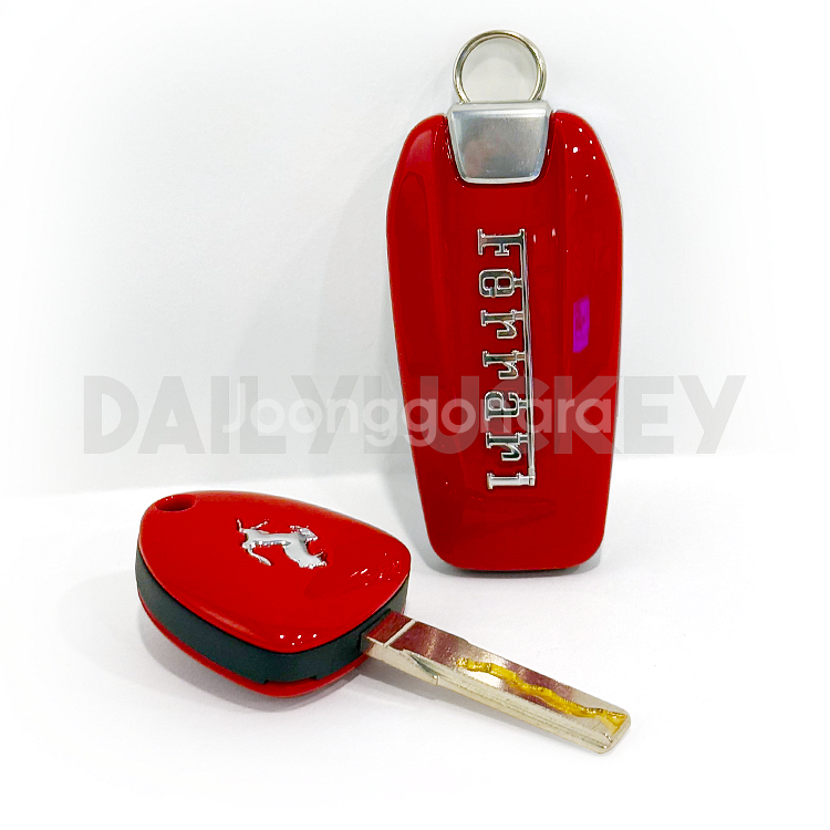 페라리(정품호환) 사각키 488 GTB 스파이더 차키--5